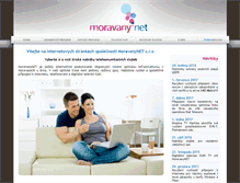Tablet Screenshot of moravany.cz