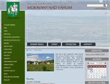 Tablet Screenshot of moravany.sk